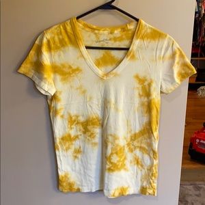 Tie dye v neck T-shirt